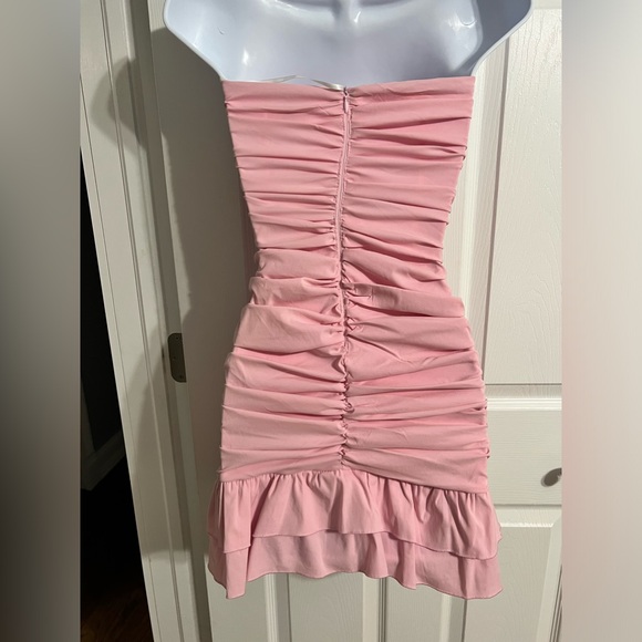 👑PRINCESS POLLY PINK ruffle dress - size 2 - NWT 👑 - Picture 5 of 6